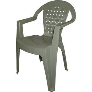 ART. CAP94045 POLTRONA RESINA NORMA ANTISCIVOLO TORTORA