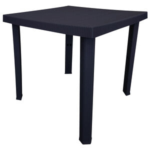 Tavolo da Giardino in Resina Figaro 80x80 cm H72 Antracite