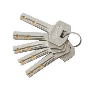 ART. CAP8419 CHIAVE TIPO DOM P/LUCCHETTO GRIFO CORAZZATO 10PZ - MARKET PRIME SHOP