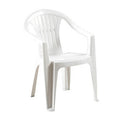 ART. CAP6127 POLTRONA RESINA ATLANTIDE BIANCO