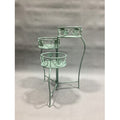 Fioriera 3 Posti 44x46xH65cm Verde Salvia Epoque
