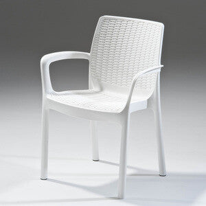 ART. CAP93789 KETER POLTRONA MELODY BIANCO - MARKET PRIME SHOP