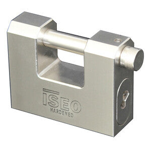 ART. CAP92240 ISEO P240 LUCCHETTO P/SERRANDA CORAZ 80MM ACCIAIO - MARKET PRIME SHOP