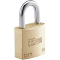 ART. CAP17609 ISEO P700 LUCCHETTO CITY ARCO 20MM OTTONE 10PZ