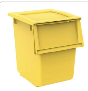 CONTENITORE ECOBIN 25 L PATTUMIERA TERRY ECOLINE 4pz