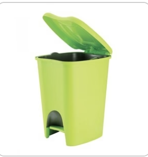 PATTUMIERA 16 L A PEDALE COLORI ASSORTITI 12pz