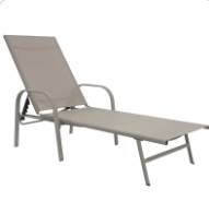 Lettino Prendisole Hawaii Marrone