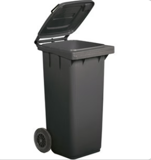 PATTUMIERA 120 L C/RUOTE GRIGIO MP