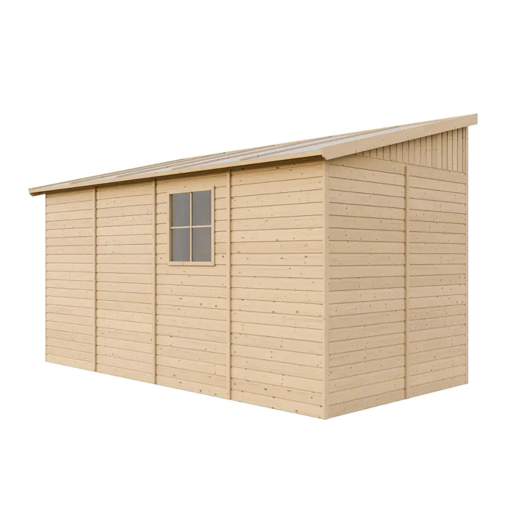 Casetta da Giardino in Legno Senza Pavimento 205x395 cm 8 m²