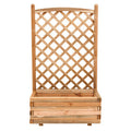 ART. CAP50546 FIORIERA PINO IMPREGNATO C/GRIGLIATO 40X80X180 CM