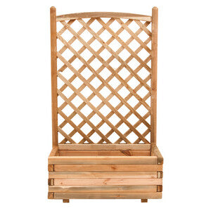 ART. CAP50546 FIORIERA PINO IMPREGNATO C/GRIGLIATO 40X80X180 CM