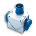 ART. CAP5542 FME 73.110 ADATTATORE CEE 16A 2 PRESE 220V IP44