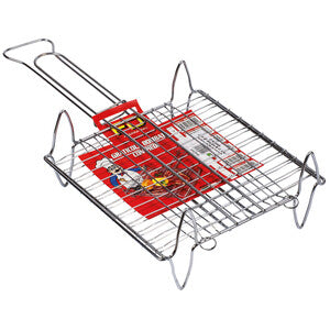 ART. CAP99551 GRATICOLA DOPPIA BOMBATA C/PIEDI 27X27 CM