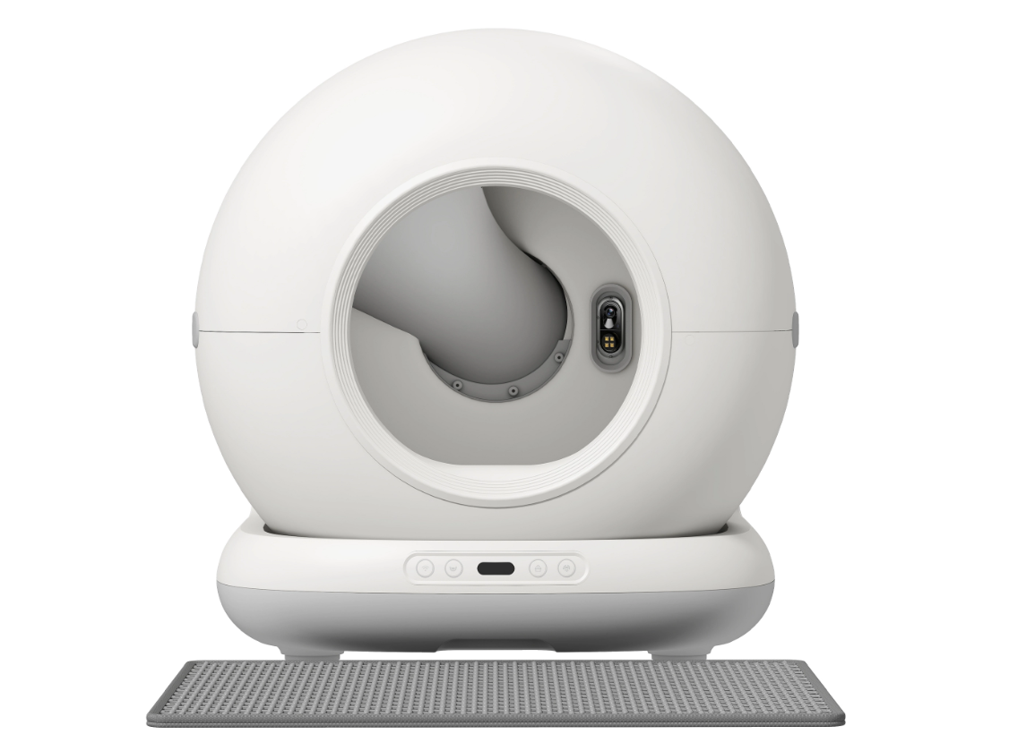 Lettiera Smart Autopulente per Gatti con Telecamera HD - PawHut
