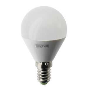 Beghelli Led Sfera E14 5W 56824 3000K Luce Calda Plast 10Pz