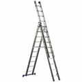 Art. CAP7635 SCALA ALLUMINIO AZZURRA 13+13+13 GRADINI H 390–920 CM