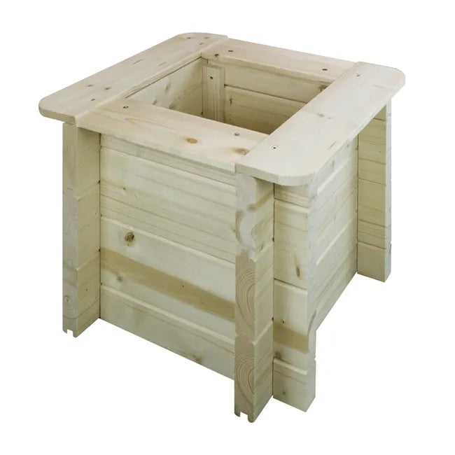 Fioriera in Legno 38x38xH35cm Timbela M610