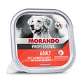 Morando Cibo Umido Cane Paté Manzo e Carote Vaschetta 300 g – Confezione 18 Pezzi
