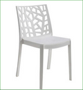 Art. 5027 Sedia in Resina Matrix Bianco per Esterno e Giardino - MARKET PRIME SHOP