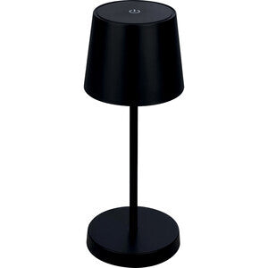 ART. CAP501161 LAMPADA DA TAVOLO BT10001 BATT RICARIC NERO