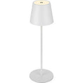 ART. CAP501164 LAMPADA DA TAVOLO BT10003 BATT RICARIC BIANCO
