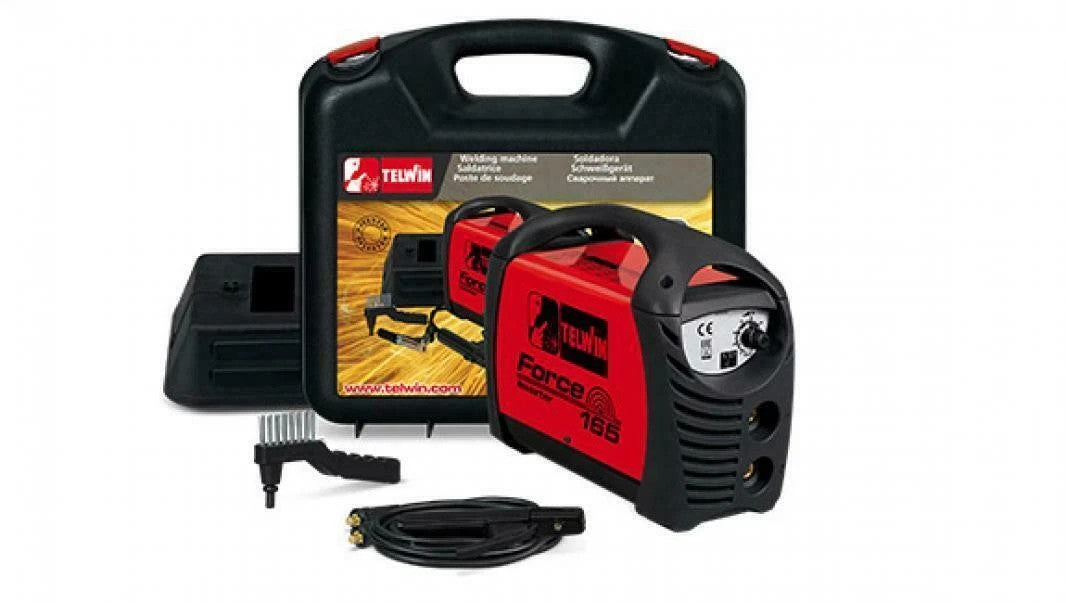 SALDATRICE INVERTER TELWIN FORCE 165 + KIT + VALIGETTA PLASTICA