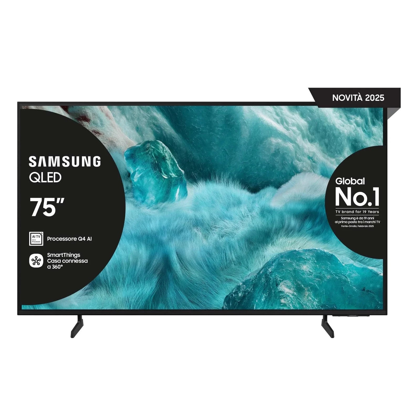 Samsung QE75Q8FAAUXXH QLED 4K Smart TV 75" Black