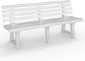 Panchina in Plastica Isotta Bianco - Confezione da 10 Pz