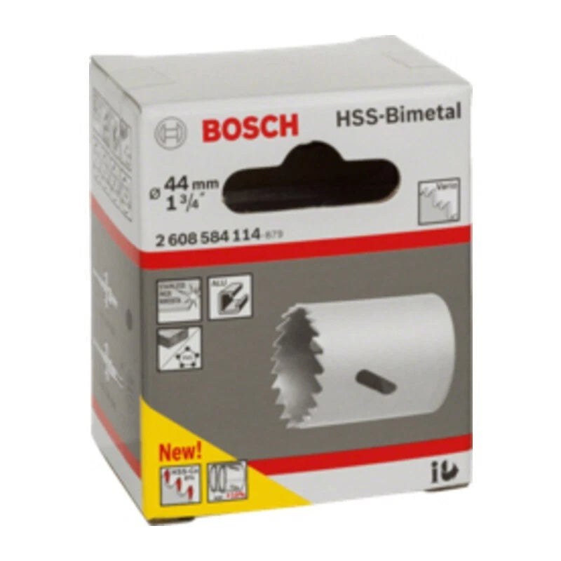 Bosch Sega a Tazza Bimetallica HSS - Diametro 44 mm
