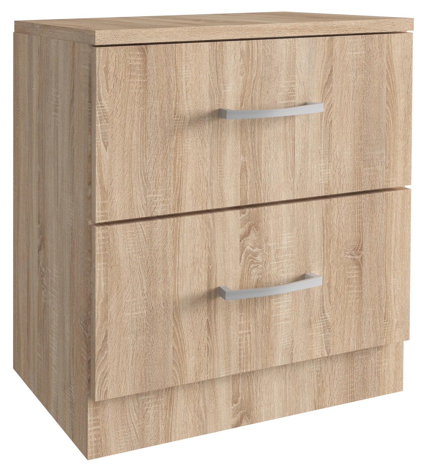 Kit Comodino 2 Cassetti 45x34xH47 cm Rovere