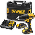 DeWalt DCD778S2T-QW Trapano Avvitatore Brushless 18V – 2 Batterie 1,5Ah, 65Nm