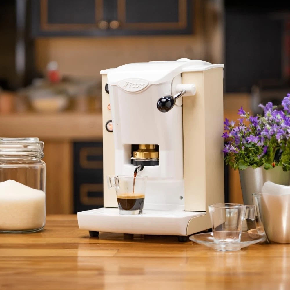 Faber Slot Plast Telaio Bianco Plastiche Sabbia Macchina da Caffè a Cialde
