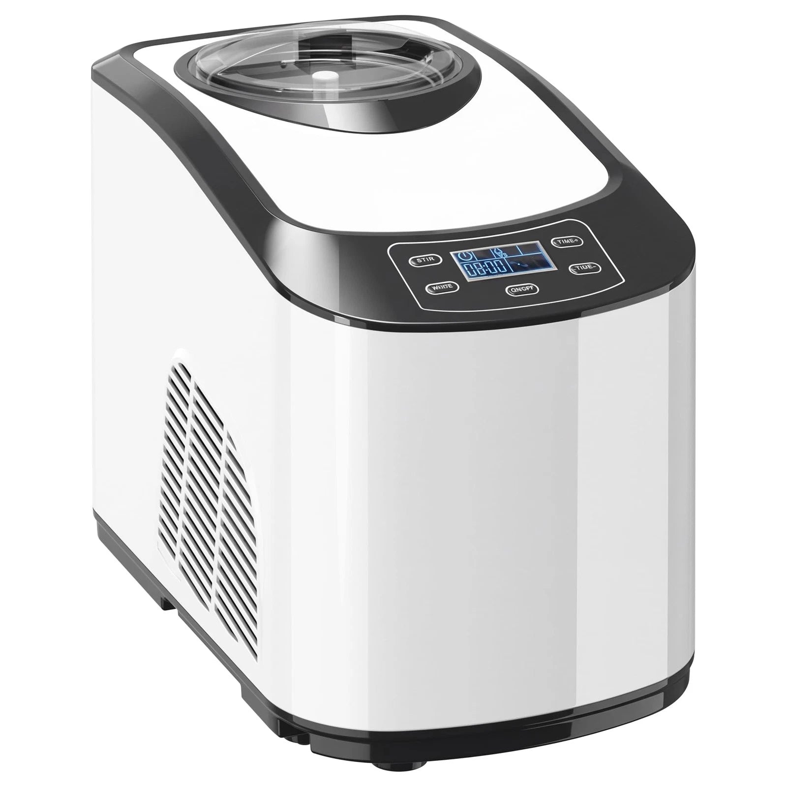 Gelatiera con Compressore 1.5L Funzione Auto-Mantenimento Bianca