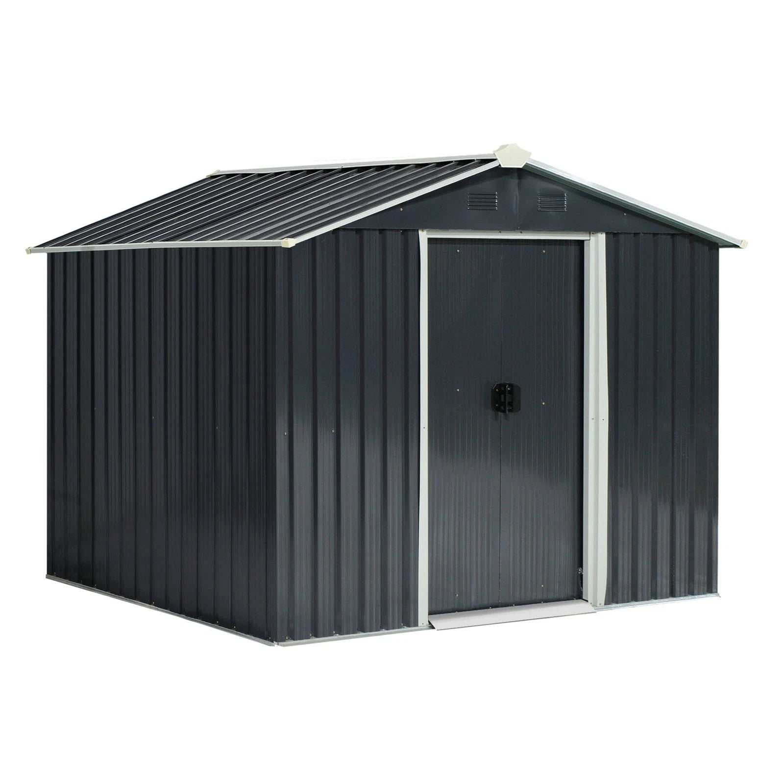 Casetta Box Attrezzi in Lamiera 213x195x195cm Grigio