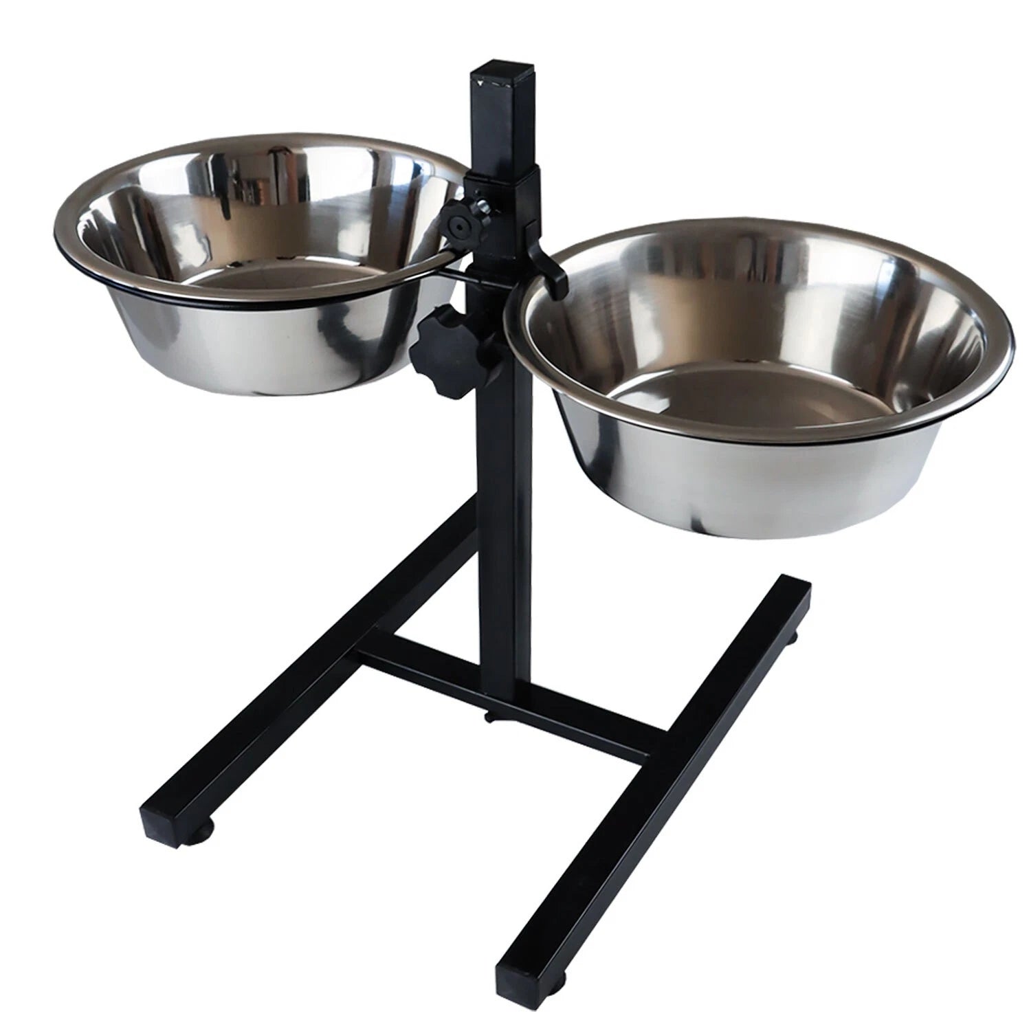 Zoov Ciotola Doppia Acciaio Inox con Supporto Regolabile 2x2500ml