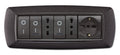Placca Life Living Plast Grigio Chiaro Vulcan 7 Posti