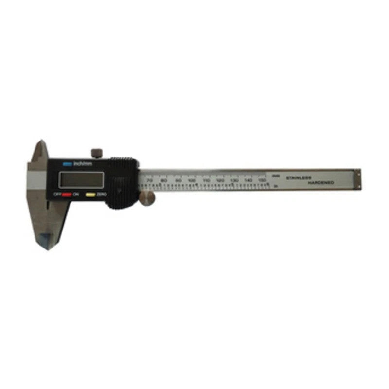 Calibro Digitale LCD Acciaio Inox 150mm Risoluzione 0,01mm