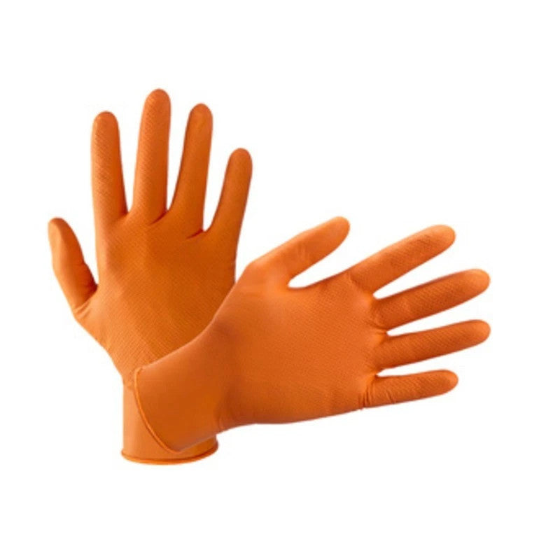 94794 Guanti nitrile arancione taglia L confezione 10 pezzi