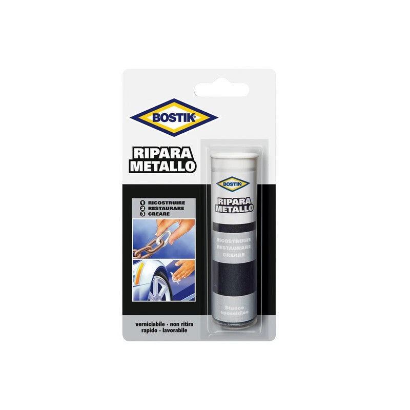 Bostik Ripara Metallo Stucco Epossidico Bicomponente 56 g