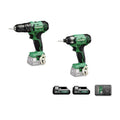 HiKOKI KC12HKDA2 Kit 12V Peak Trapano DV12DA 38Nm e Avvitatore WH12DA