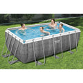 Piscina Rettangolare Bestway Power Steel 412 x 201 x 122 cm con Pompa e Scaletta – Fuori Terra