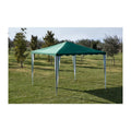 Gazebo Tangeri 3x3m Acciaio Telo Poliestere Verde Bosco