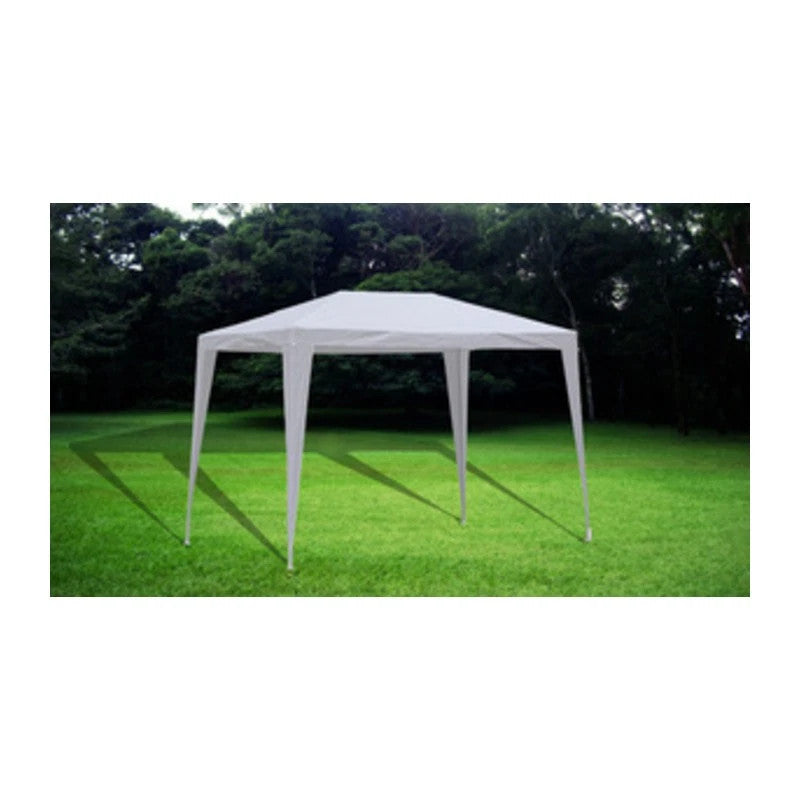 Gazebo Tunisi 2x3m Acciaio Telo PE Bianco Impermeabile