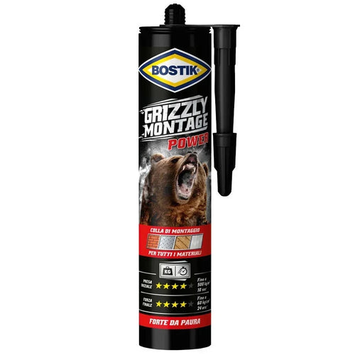 Colla di montaggio Bostik Grizzly Montage Power per tutti i materiali