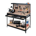 Art.CAp 10328 - BANCO DA LAVORO C/PANNELLO 121X61XH93/150 CM