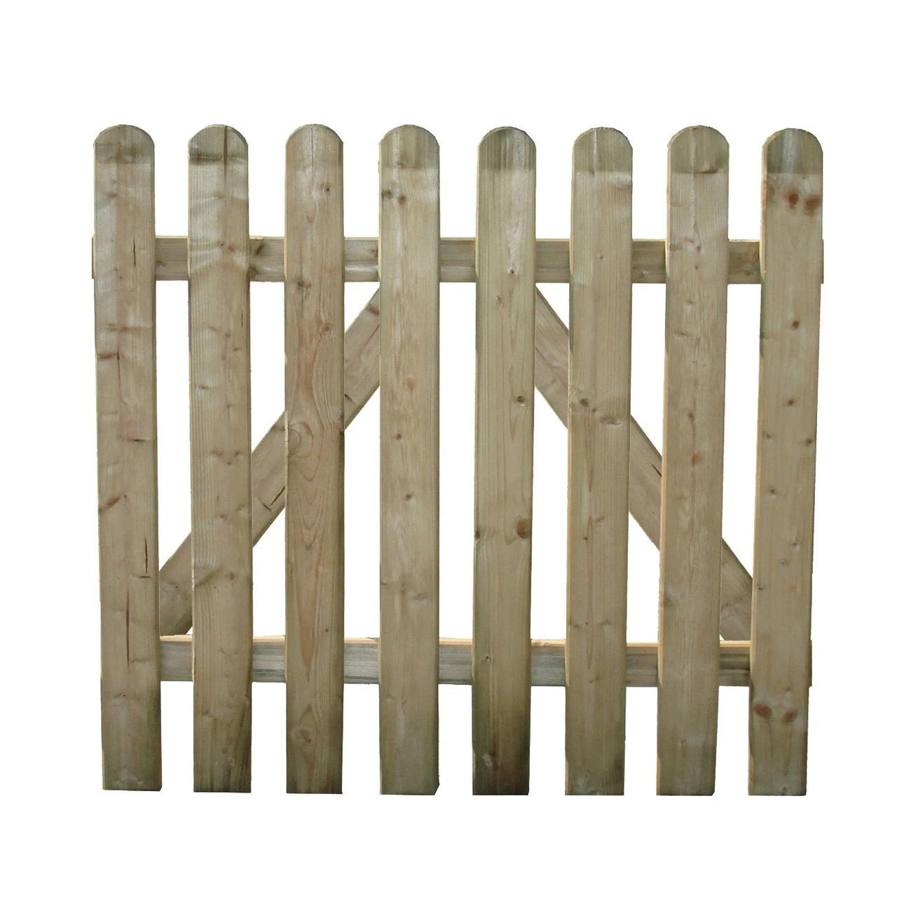 Cancello Per Steccato Polly 100x100 Cm Pino Impregnato