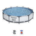 Piscina Rotonda Bestway Steel Pro MAX 366 x 76 cm con Pompa Filtro – Fuori Terra
