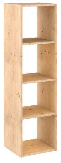 KIT SCAFFALE CUBO 4 POSTI 36x33xH140 CM