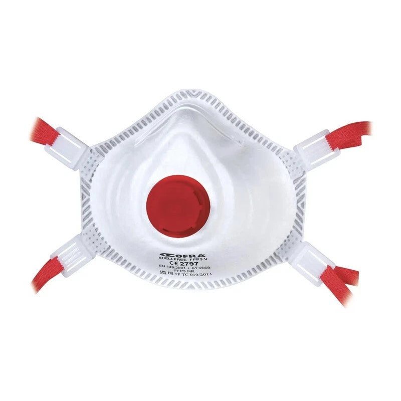 Mascherina Cofra FFP3 M010-K031 con Valvola – Conf. 10 pz