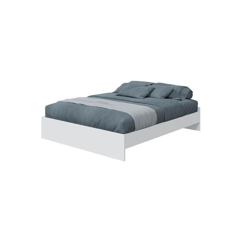 Letto Matrimoniale Ethna Bianco Artik Senza Rete